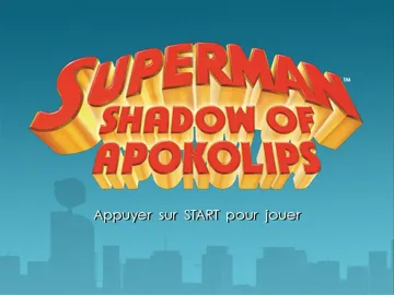 Superman - Shadow of Apokolips screen shot title